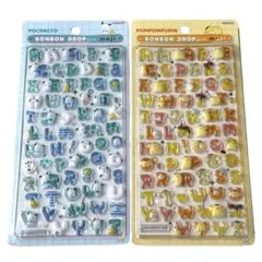 【正規品】新作　ボンボンドロップシール　サンリオ文字　ポチャッコポムポムプリン