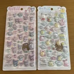 うるちゅるポップシール　サンリオ　マイメロクロミ　ポムポム　シナモロール