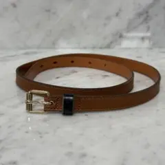 1979年 HERMES エルメス ベルト 本革 細ベルト ネイビー 細幅 - メルカリ