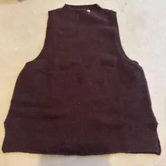 Nor easterly tradition ダークブラウン ニットベスト