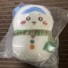 エニマイくじ　ちいかわ　雪だるまマスコット E賞　ハチワレ