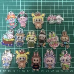 ラブブアクリルかんつき15枚