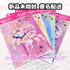 セーラームーン Ａ4 クリアファイル 全 5 種 コンプ 明治 イオン 6点