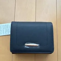 しまむら　二つ折りサイフ　ブラック新品タグ付き婦人財布シマムライオン