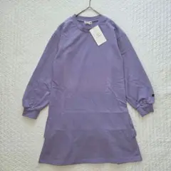 【新品】【branshes】ブランシェス　長袖ワンピース　フリルワンピ　130