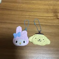 산리오 手作りおやつチャーム #しぼりクッキー 마이멜로디 & 폼폼푸린