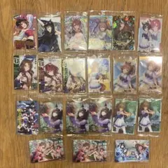 ウマ娘 プリティーダービー ツインウエハース まとめ売り 21枚セット