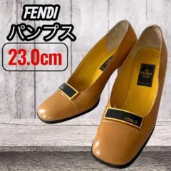 FENDI フェンディ　パンプス　36 ブラウン キャメル 23.0cm レザーのサムネイル