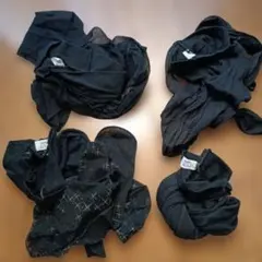 グンゼ　ストッキング　まとめ売り　4枚　キラキラ