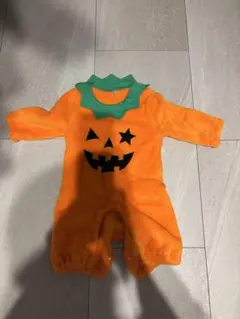 かぼちゃデザイン ベビーコスチューム　ハロウィン