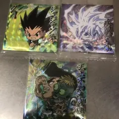 ホログラムキャラクターシール3枚セット