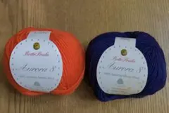 Botto Poala Aurora 8エクストラファインメリノウール2個セット