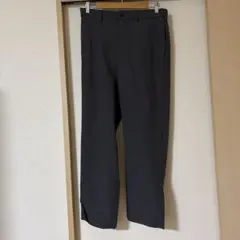 GU ジーユー　ナイロンストレッチパンツ　Ｌ　ブラック　 321-349118