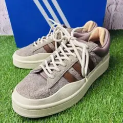 試着のみ】ADIDAS バッドバニー キャンパス レザー 本革 厚底 26 