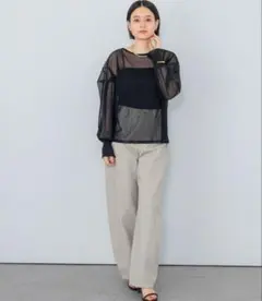 チュールパフプルオーバー長袖のサムネイル