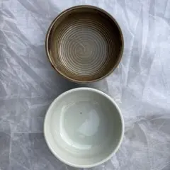 陶器製ボウル2個セット