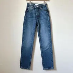 ザラ♡デニム　ジーパン（USA 2）ジーンズ　ストレート　ブルー