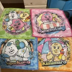 おぱんちゅうさぎ んぽちゃむ　オリジナルハンドタオル 全4種セットのサムネイル