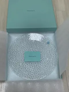 Tiffany & Co. 泡模様 ガラス皿 Tiffany & Co. 泡模様 ガラス皿