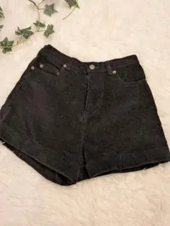 INGNI イング ショートパンツ 黒 コーディロイ M