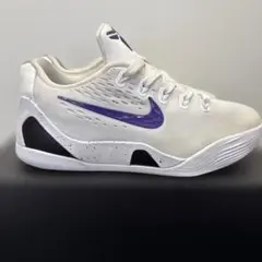 Nike Kobe Ⅸ low GS コービー9 ホワイト/パープル　23cm