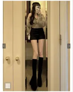 ハイウエストショートパンツ［gm759］