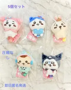 ちいかわ✖️サンリオキャラクターズ　マスコット5種類セット③
