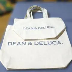 DEAN & DELUCA ロゴトートバッグ 大と小２枚セット