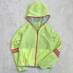 アディダス　ウインドブレーカー　サムホール　ジッパー付ポケット　フルジップ