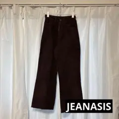 【JEANASIS】リブパンツ ブラウンのサムネイル