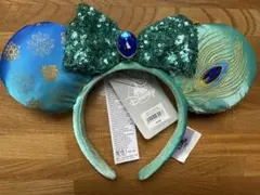 新品未使用 ジャスミン カチューシャ グリーン×スパンコール（Aladdin）