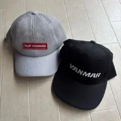 【新品未使用】YANMAR ヤンマーキャップ 2個セット 非売品のサムネイル