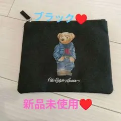 ポロラルフローレン　ポロベア　ポーチ♥ブラックのサムネイル