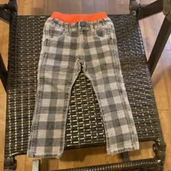 JUNK STORE チェック柄パンツ 95サイズ