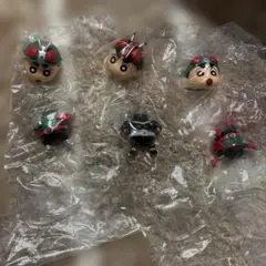 クレヨンしんちゃん×仮面ライダー 新１号 V3 3体セット画像2枚目の丸を確認