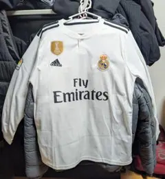 Real Madrid 長袖ジャージ adidas ホワイト