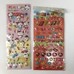 シール まとめ売り ぷくぷく ぷっくり 平成レトロ 当時物