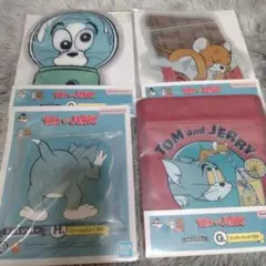 トムとジェリー 一番くじ ジッパーバッグ ジップバッグ メモ帳 セット1