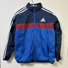 adidas アディダス　ウィンドブレーカー 青赤　150cm
