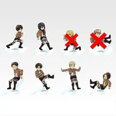 進撃の巨人 一番くじ H賞 アクリルスタンド6点