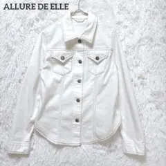 アリュールデイル　ベルメゾン　ジャケット　ホワイト　9AR コットン　羽織り