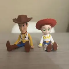 『トイストーリー』ウッディとジェシー ガチャガチャまちぼうけ