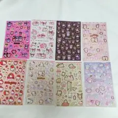 箔押しシール　キティ マイメロ　クロミ サンリオキャラクターズ　まとめ売り