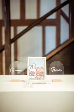 新郎新婦アクリルサイン ウェディング