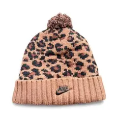 Nike ヒョウ柄 ニット帽