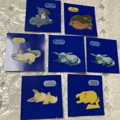 ポケモンパンシール　スリープ　ドオー　ピカチュウ　イーブイ　ルカリオ　他７枚