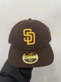 ニューエラ59FIFTY ブラウンキャップ 7 7/8 LOW PROFILE