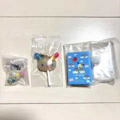 新品★サンリオ ウサハナ カラフルキャンディチャーム めじるし 他3個セット