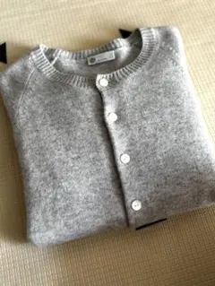 Lim Homeグレー カシミヤカーディガン