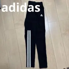 adidas ブラック タイツ Mサイズ 3本ライン